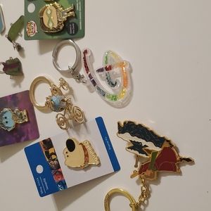 Misc pins and keychains